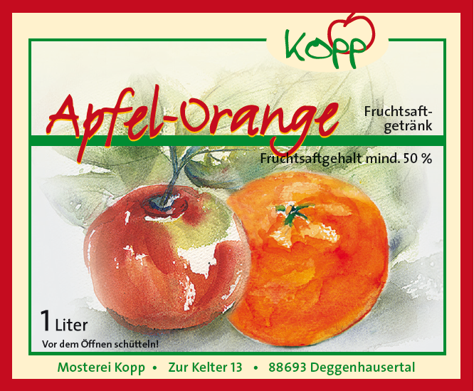 Apfel-Orange